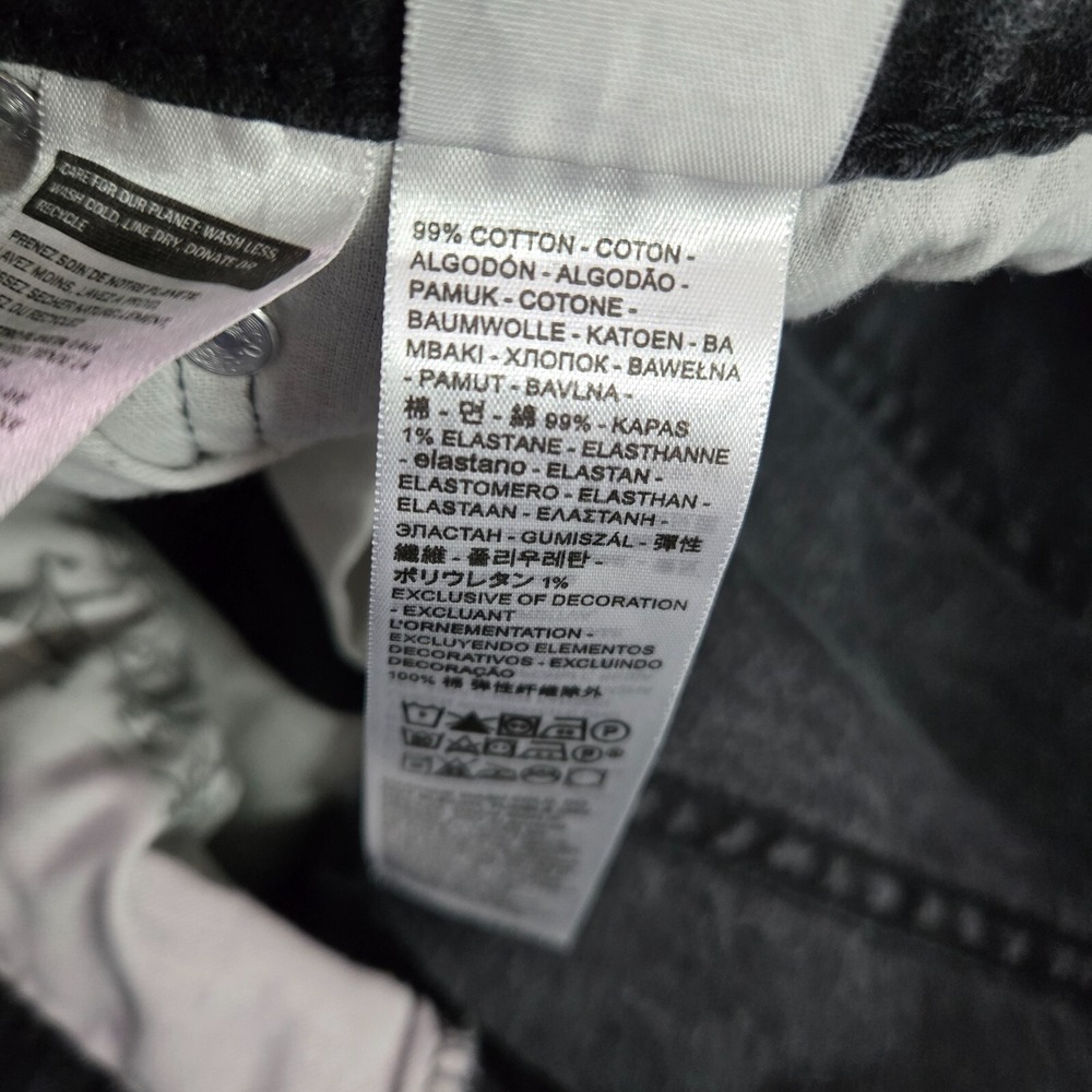Levi's 514 Men Jeans 33x32 Gray Denim Straight Fit Pockets Mid Rise Cotton Adult - Picture 11 of 14